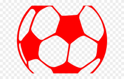 Football Clipart Red - Soccer Ball Silhouette Clipart - Png Download ...