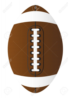 Vertical Football Clipart