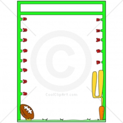 Football Border Clipart | Free download best Football Border ...