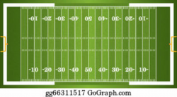 Football Field Clip Art - Royalty Free - GoGraph