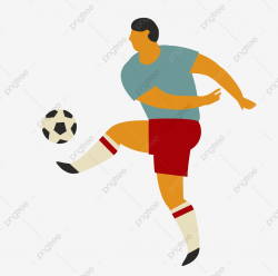 Football Player With A Football Field, Football Clipart ...