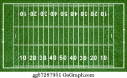 Football Field Clip Art - Royalty Free - GoGraph