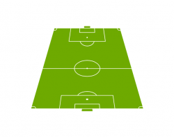 End zone view soccer (football) field, end zone view ...
