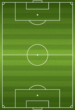 Realistic Vertical Football - Soccer Field Illustration ...