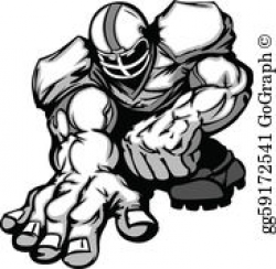 Football Player Clip Art - Royalty Free - GoGraph
