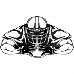 Football player 100 clipart. Royalty-free clipart # 374570