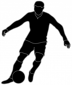 Football player American football Black and white Clip art ...