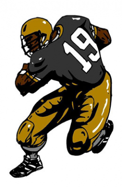 Football player football kicker clipart clipart - Clipartix