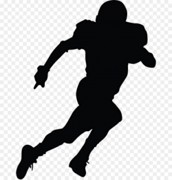 Silhouette American football NFL - Football Player ...