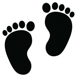 Baby Footprints Clipart | Free download best Baby Footprints Clipart ...