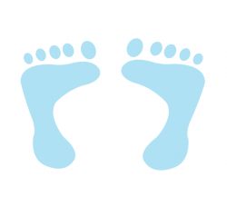 Baby Boy Blue Footprints Clip Art | Baby!! | Baby clip art, Clip art ...