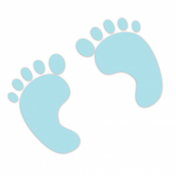 Baby feet baby footprints blue clipart free pictures - WikiClipArt