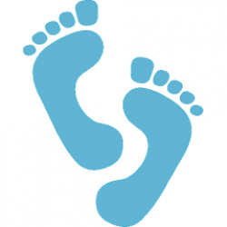 60+ Baby Footprint Clipart | ClipartLook