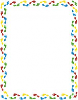 Free Footprint Border Cliparts, Download Free Clip Art, Free Clip ...