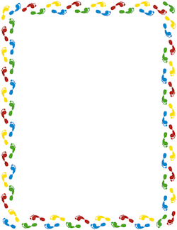 Free Footprint Border Cliparts, Download Free Clip Art, Free Clip ...