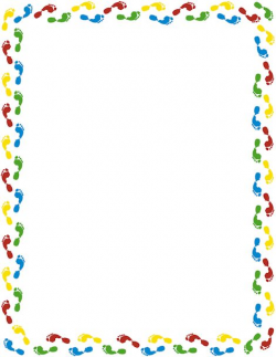 Free Footprint Border Cliparts, Download Free Clip Art, Free Clip ...