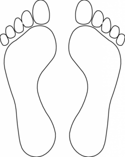 Footprint Template Clipart | Free download best Footprint Template ...
