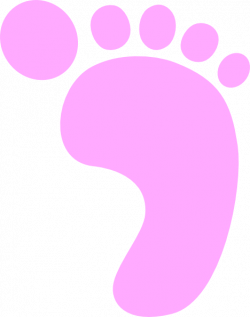 Pink Footprint Clip Art at Clker.com - vector clip art online ...