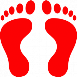Footprint clipart red - 192 clip arts for free download on ...