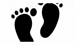 Footsteps Cliparts - Silhouette Baby Footprint Clipart Free PNG ...