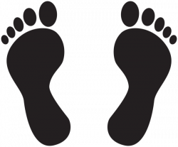 Footprints Silhouette Transparent Image | Gallery Yopriceville ...