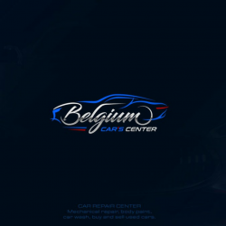 Hand drawn futuristic car logo | Logo design contest