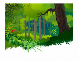 Jungle Clipart - Clipart Of A Forest {#4584430} - Pngtube