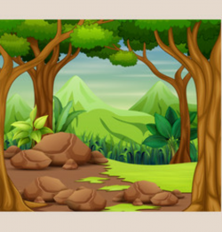 Scenery Clipart Forest Scene Vector Images (over 420)