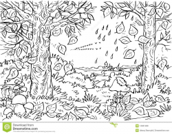 Awesome Forest Clipart Black And White Collection Digital ...