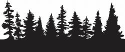 Fir Tree Clipart forest 5 - 1165 X 487 | Pine tree ...