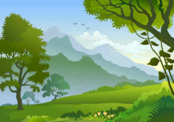 Free free forest landscape treess Clipart and Vector ...