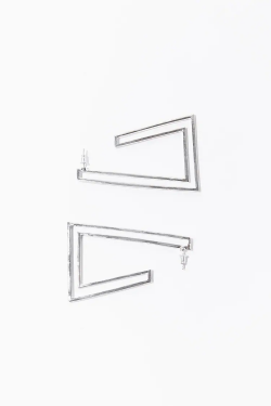 Cutout Geo Drop Earrings