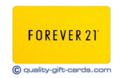 $25 Forever 21 Gift Card $22 - Quality Gift Cards