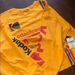 kodak logo cropped tee f21 NWT