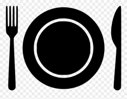 Plate Icon Png Clipart Fork Clip Art - Plate And Spoon Icon ...