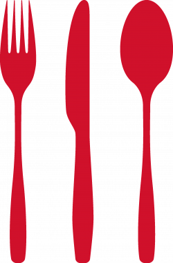 Fork clipart red spoon, Fork red spoon Transparent FREE for ...