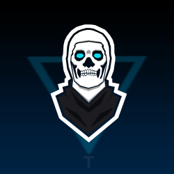 fortnite skull trooper mascot logo wallpaper background in ...