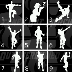 Image result for fortnite dance moves silhouettes | Dance ...