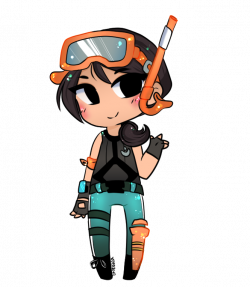 Spent the down time drawing my favorite skin. Snorkel Ops ...
