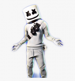 Marshmello Fortnite Skin , Transparent Cartoon, Free ...