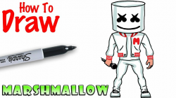 How to Draw Marshmello