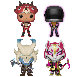 Funko Games: Pop! Fortnite Series 2 Collectors Set - Tricera Ops, Dark  Vanguard, Ragnarok, Drift