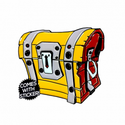Fortnite Chest Enamel Pin