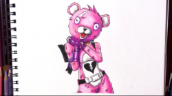 How To Draw Cuddle Team Leader (Fortnite)