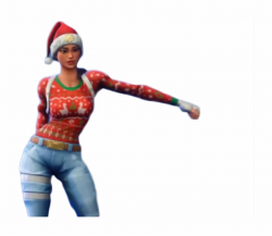 Floss Fortnite Christmas Fortnite Characters Dancing Png ...