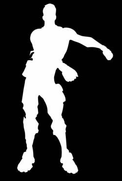 Brand New WHITE Floss Dance Fortnite Vinyl Decal 3.5 Inches ...