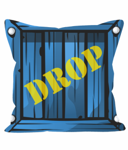Fortnite Supply Drop Loot Crate Sofa Cushion Throw Pillow ...