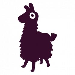 Llama silhouette fortnite - Transparent PNG & SVG vector