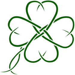 Drawings Of Four Leaf Clovers Celtic Knot Clipart Four Leaf ...