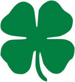 4-leaf clover royalty free clip-art | Four leaf clover ...